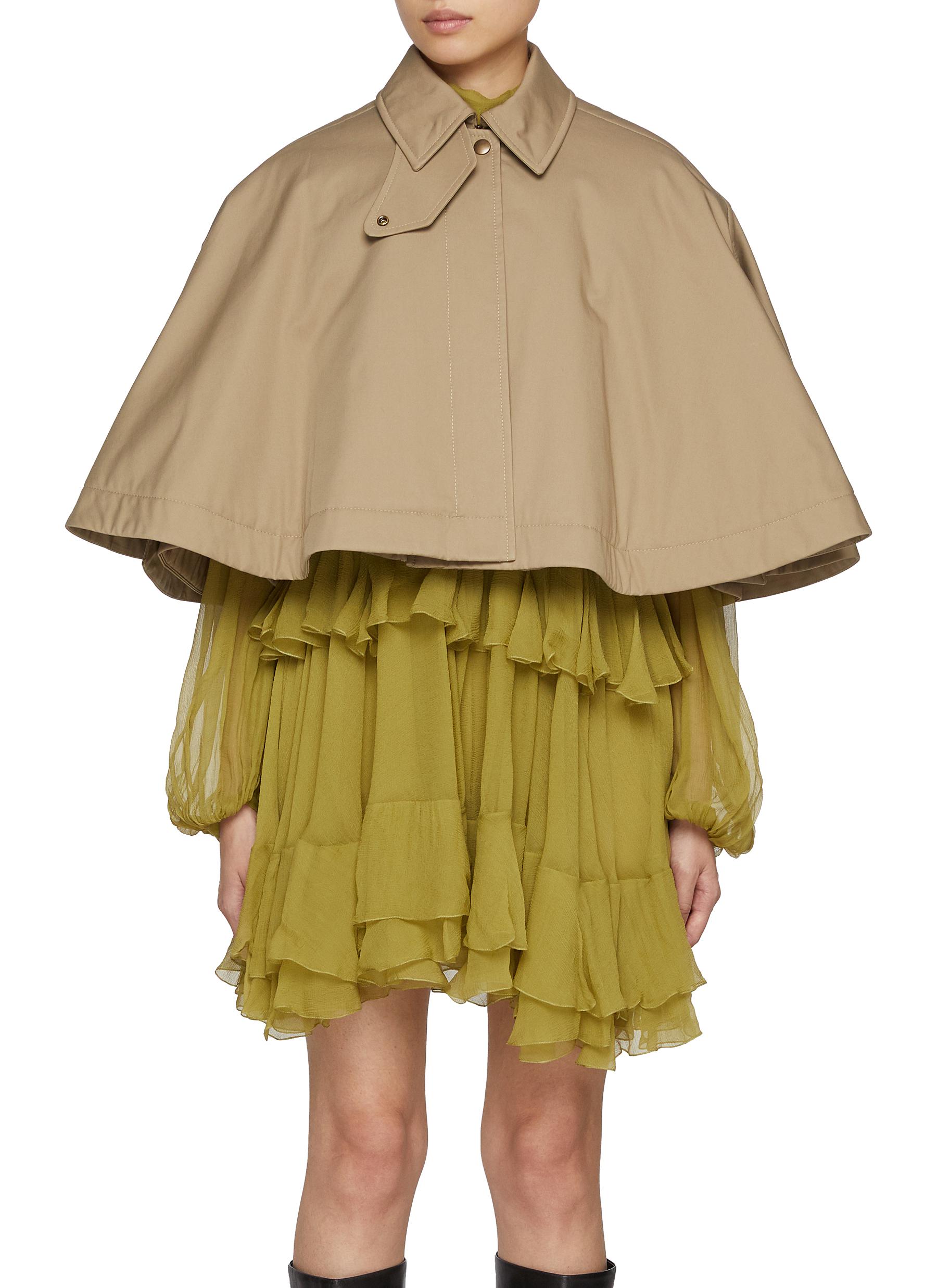 ジャケット CHLOE gabardine cropped jacket Chloé Cropped Boxy Jacket In Velvet | Chloé US
