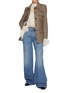 Figure View - Click To Enlarge - CHLOÉ - Flap Pocket Virgin Wool Herringbone Jacket