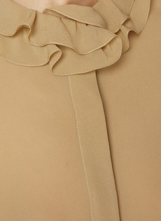  - CHLOÉ - Georgette Ruffle Sleeve Silk Blouse