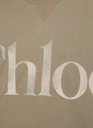  - CHLOÉ - Fleece Logo Cotton Sweater