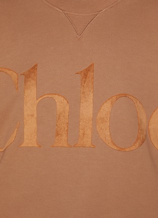  - CHLOÉ - Fleece Logo Cotton Sweater