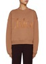 Main View - Click To Enlarge - CHLOÉ - Fleece Logo Cotton Sweater