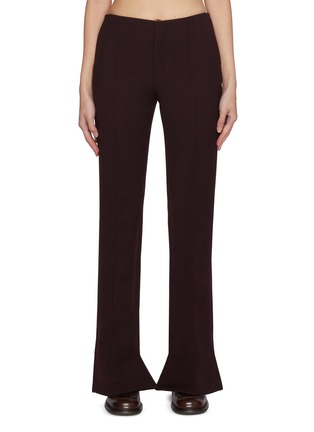 Main View - Click To Enlarge - CHLOÉ - Asymmetrical Hem Cavalry Virgin Wool Pants