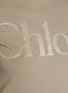  - CHLOÉ - Velvet logo Cotton T-Shirt