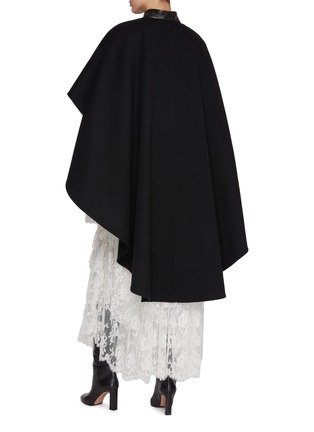 Back View - Click To Enlarge - CHLOÉ - Double Face Wool Cape Coat