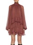 Main View - Click To Enlarge - CHLOÉ - Ruffle Silk Mousseline Mini Dress