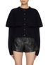 Main View - Click To Enlarge - CHLOÉ - Wool Knit Cape Cardigan