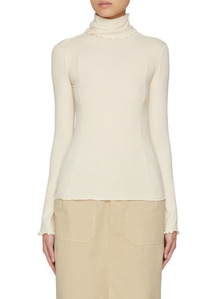 Main View - Click To Enlarge - BASERANGE - Omato Turtleneck Top