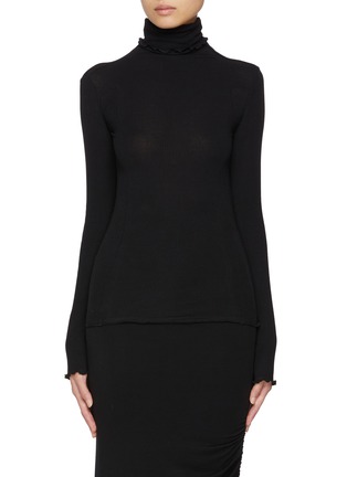 Main View - Click To Enlarge - BASERANGE - Omato Turtleneck Top