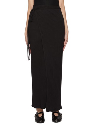 Main View - Click To Enlarge - BASERANGE - Brig Wrap Cotton Maxi Skirt