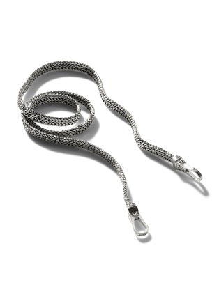 Detail View - Click To Enlarge - JOHN HARDY - Classic Chain Sterling Silver Triple Wrap Bracelet — Size UL