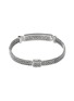 Detail View - Click To Enlarge - JOHN HARDY - Classic Chain Sterling Silver Diamond Station Bracelet — Size US