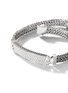  - JOHN HARDY - Classic Chain Sterling Silver Diamond Station Bracelet — Size US