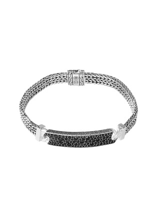 Main View - Click To Enlarge - JOHN HARDY - Classic Chain Sapphire Spinel Sterling Silver Station Bracelet — Size UM