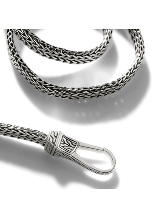 Detail View - Click To Enlarge - JOHN HARDY - Classic Chain Sterling Silver Triple Wrap Bracelet — Size UM