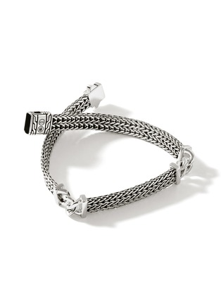 Detail View - Click To Enlarge - JOHN HARDY - Rata Sterling Silver Station Bracelet — Size UM