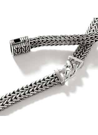 - JOHN HARDY - Rata Sterling Silver Station Bracelet — Size UM