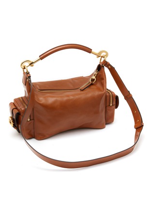 Detail View - Click To Enlarge - CHLOÉ - Medium Double Carry Leather Camera Bag