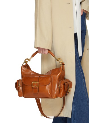 Figure View - Click To Enlarge - CHLOÉ - Medium Double Carry Leather Camera Bag