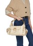 Figure View - Click To Enlarge - CHLOÉ - Medium Double Carry Leather Camera Bag