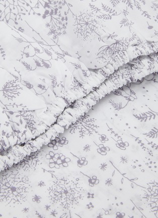 Detail View - Click To Enlarge - YVES DELORME - Givre Queen Size Fitted Sheet