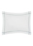 Main View - Click To Enlarge - YVES DELORME - Athena Pillowcase  — Fjord