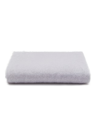 Main View - Click To Enlarge - YVES DELORME - Mohair Blanket — Silver