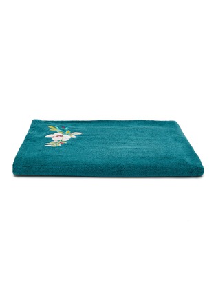 Main View - Click To Enlarge - YVES DELORME - Panorama Bath Towel — Teal