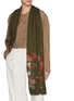 Figure View - Click To Enlarge - JANAVI - Botanical Rhapsody Merino Wool Scarf