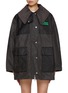 Main View - Click To Enlarge - GANNI - X Barbour Waxed Organic Cotton Duffle Coat