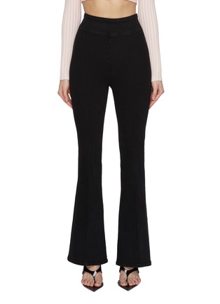 Main View - Click To Enlarge - FRAME - The Jetset Flare Pintuck Pants