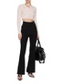 Figure View - Click To Enlarge - FRAME - The Jetset Flare Pintuck Pants