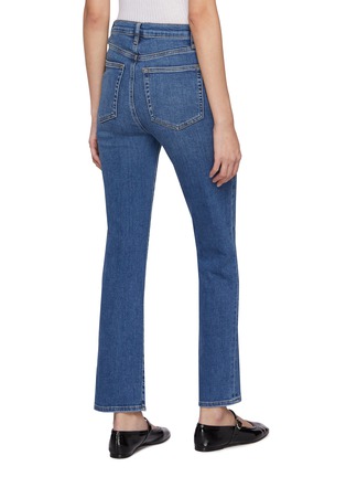 Back View - Click To Enlarge - FRAME - Le Sleek Straight Dark Wash Jeans