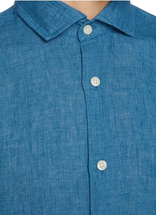  - FRESCOBOL CARIOCA - Antonio Spread Collar Linen Shirt