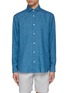 Main View - Click To Enlarge - FRESCOBOL CARIOCA - Antonio Spread Collar Linen Shirt