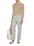 Figure View - Click To Enlarge - FRESCOBOL CARIOCA - Oscar Linen Cotton Chinos