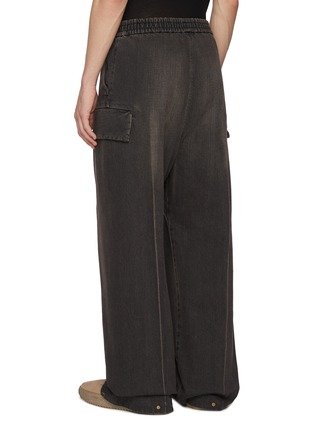 Back View - Click To Enlarge - FEAR OF GOD - Elasticated Waistband Denim Cargo Pants