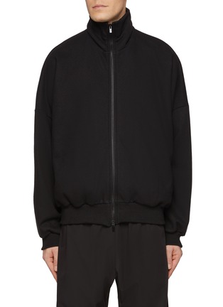 Main View - Click To Enlarge - FEAR OF GOD - Stand Collar Cotton Wool Jacket