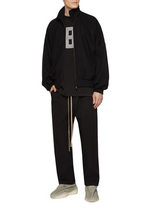 Figure View - Click To Enlarge - FEAR OF GOD - Stand Collar Cotton Wool Jacket