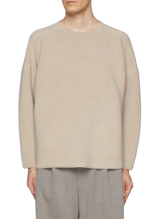 Main View - Click To Enlarge - FEAR OF GOD - Ottoman Wool Knit Sweater