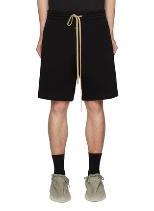 Main View - Click To Enlarge - FEAR OF GOD - Drawstring Cotton Blend Fleece Shorts