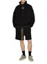 Figure View - Click To Enlarge - FEAR OF GOD - Drawstring Cotton Blend Fleece Shorts