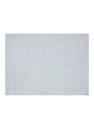 Main View - Click To Enlarge - CHILEWICH - Mini Basketweave Rectangle Placemat — Sky