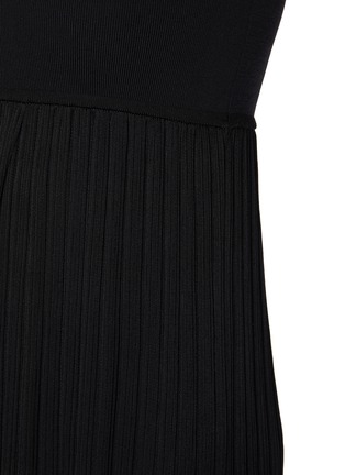  - ALAÏA - Strapless Pleated Front Slit Dress