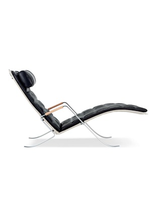 LANGE PRODUCTION | FK 87 Grasshopper Chaise Longue — Black