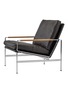 Detail View - Click To Enlarge - LANGE PRODUCTION - FK 6720 Easy Chair — Dark Brown