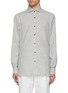 Main View - Click To Enlarge - ISAIA - Spread Collar Cotton Cashmere Shirt