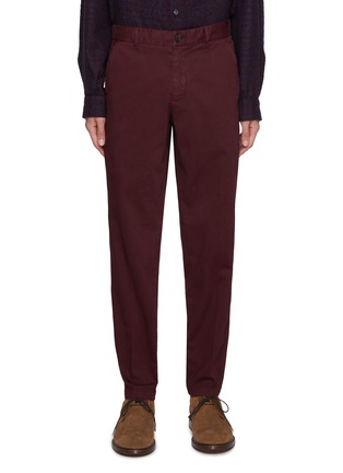 Main View - Click To Enlarge - ISAIA - Regular Fit Cotton Blend Chinos