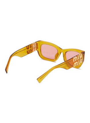 Figure View - Click To Enlarge - MIU MIU - Acetate Rectangle Sunglasses