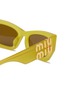 Detail View - Click To Enlarge - MIU MIU - Acetate Rectangle Sunglasses